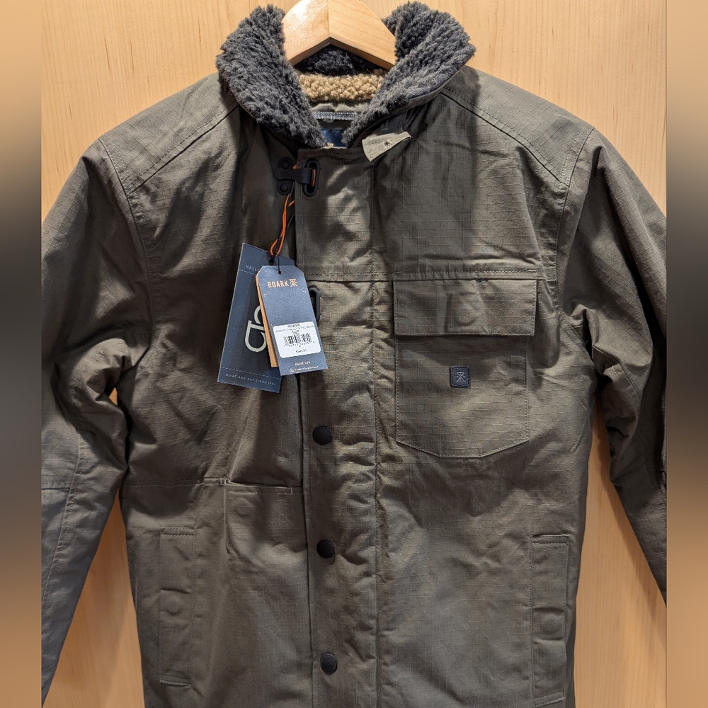 NWT Roark Axeman X Halley Stevensons Waxed Jacket - size Small